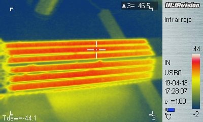 Medición termográfica de tablero eléctrico